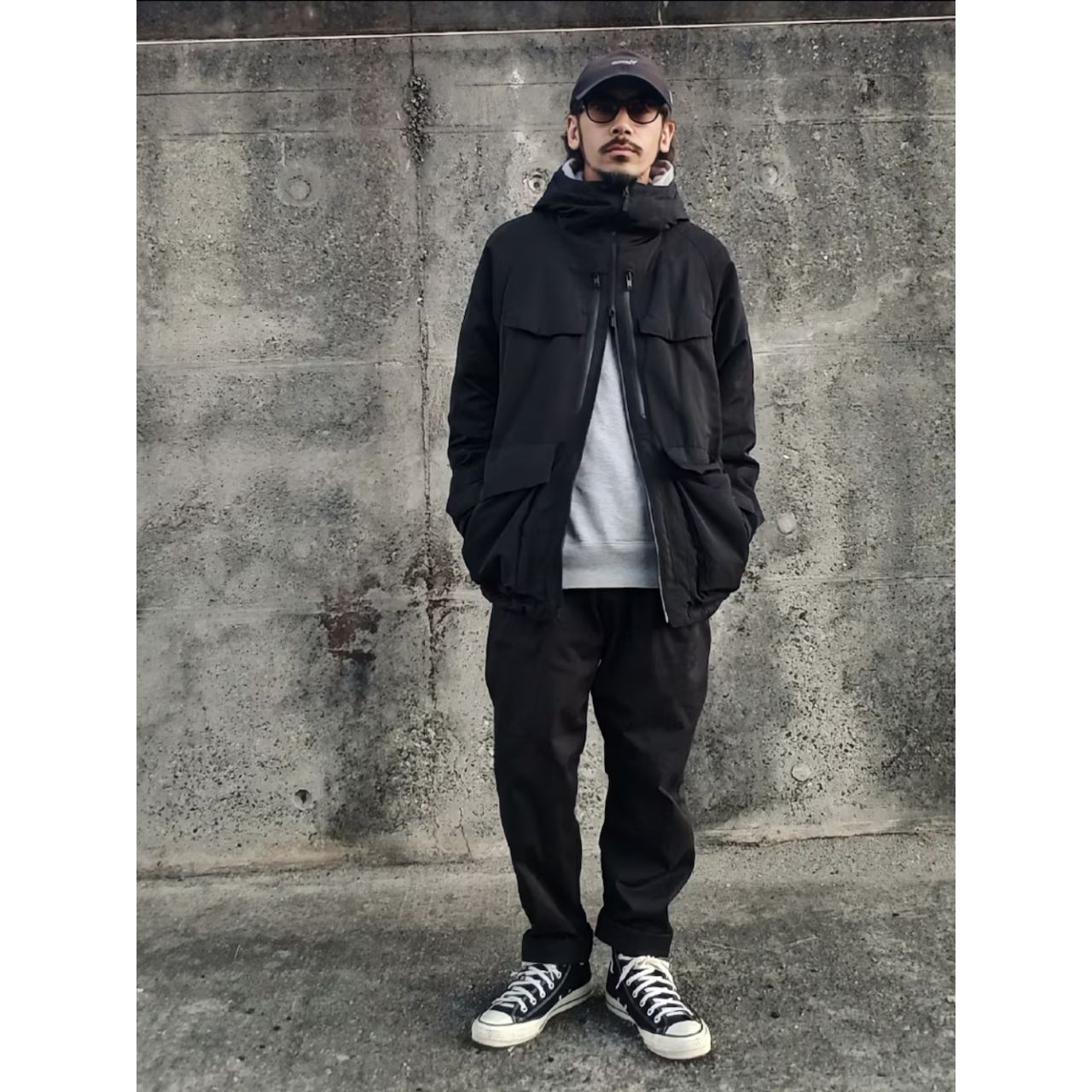 40代の痛くないキャップのコーディネート例