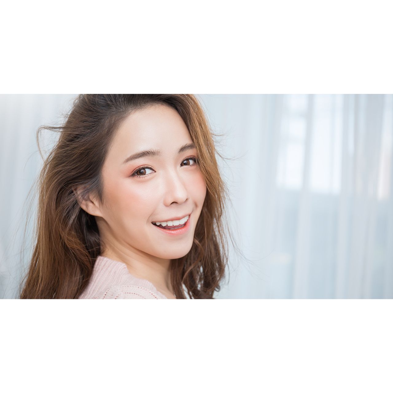 40代女性の痛くないカラコンのコーディネート例