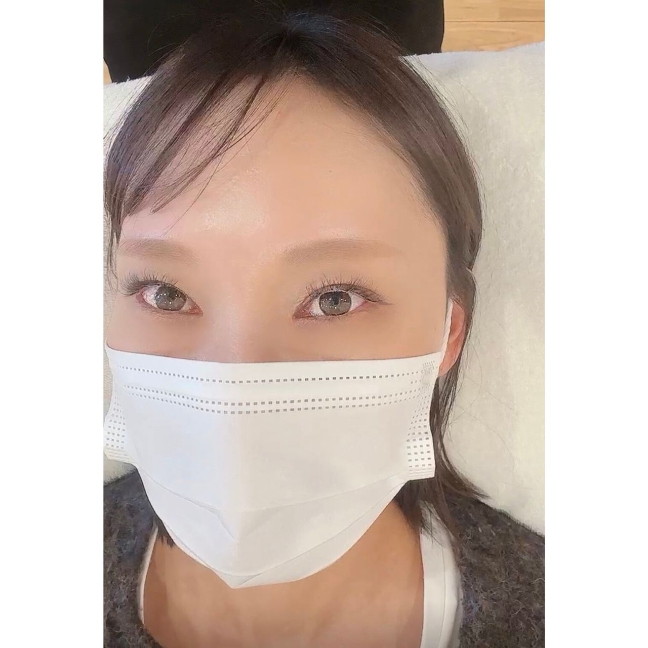 40代女性の痛くないマツエクのコーディネート例