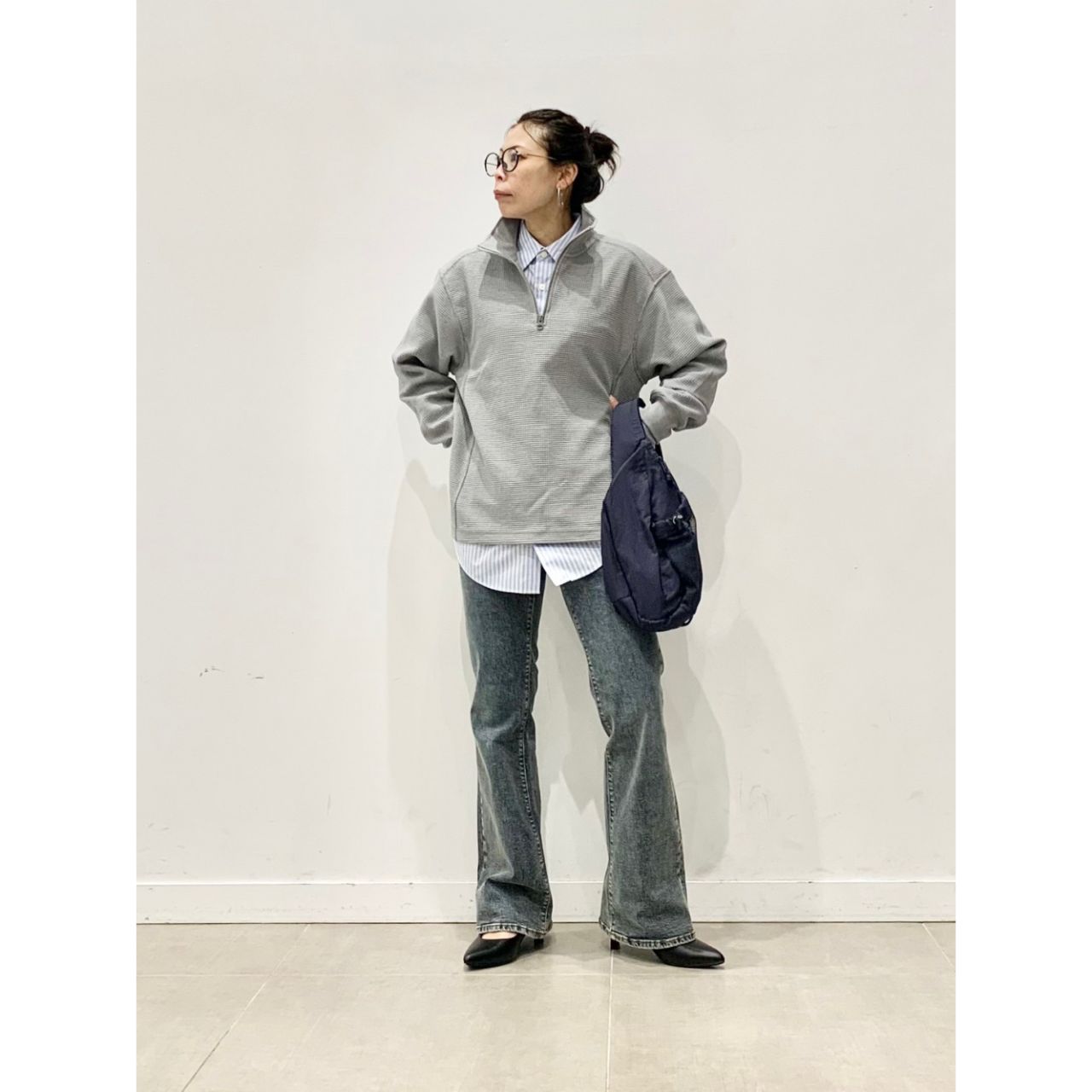 40代女性のGUの痛くないコーディネート例