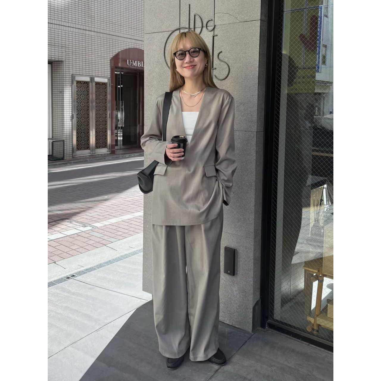 40代のローファーの痛くないコーディネート例