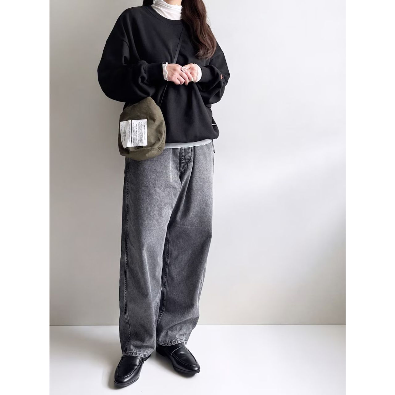 40代のローファーの痛くないコーディネート例