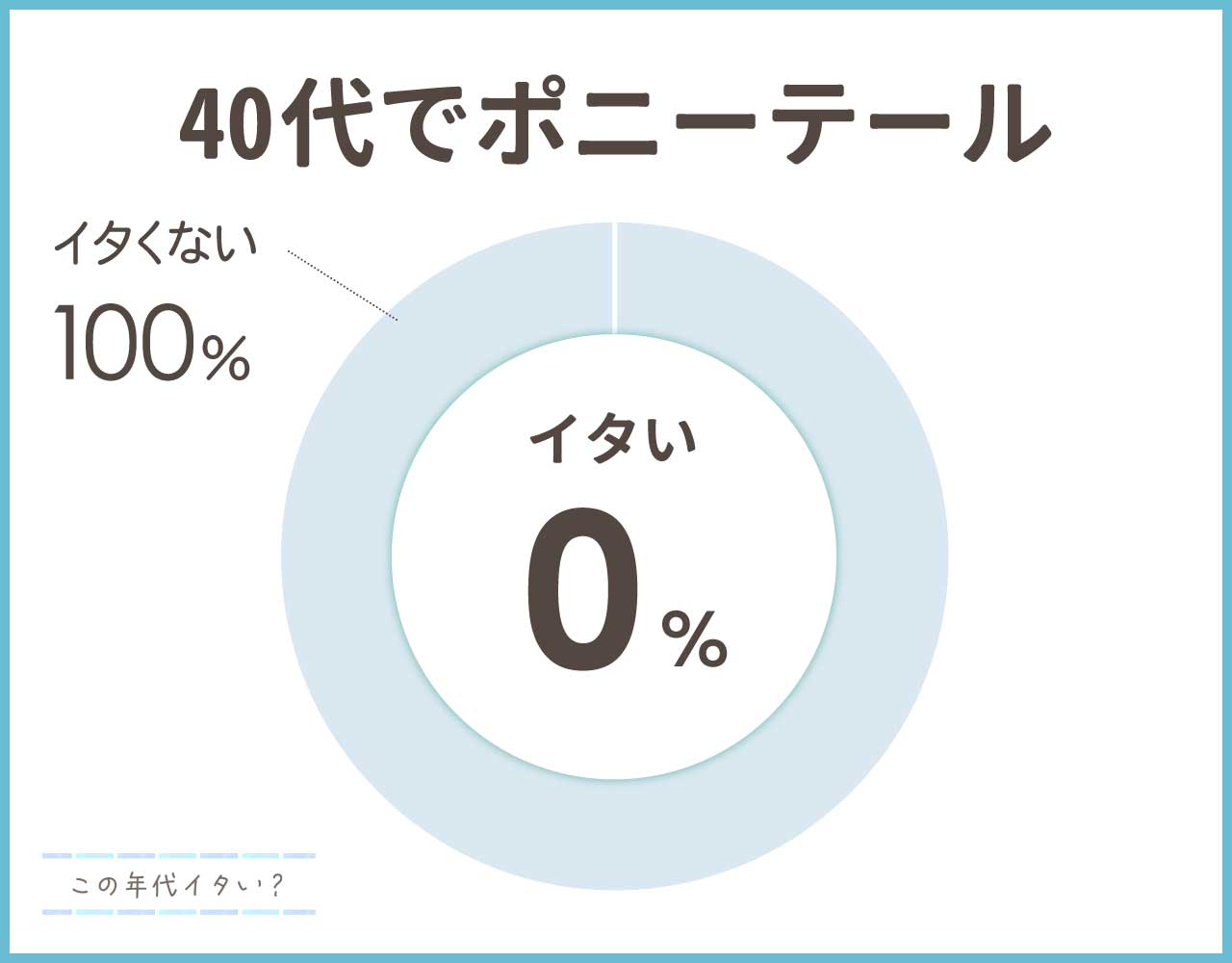 40代でポニーテールは痛い？高めもストレートロングNG？簡単アレンジ4選！