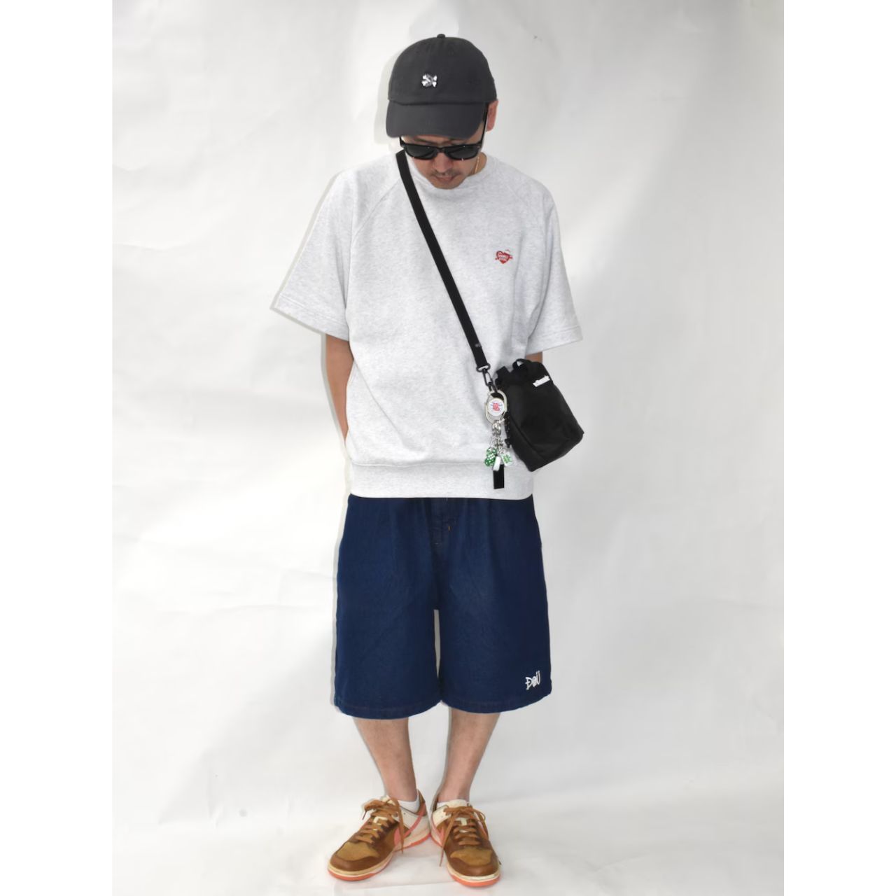 40代男性のショートパンツの痛くないコーディネート例