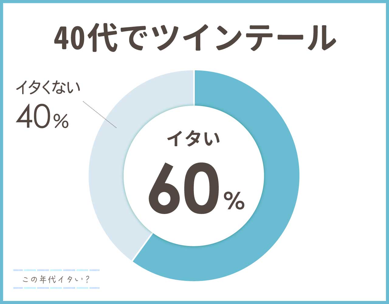 40代でツインテールは痛い？大人っぽい二つ結びのやり方見本4つ！